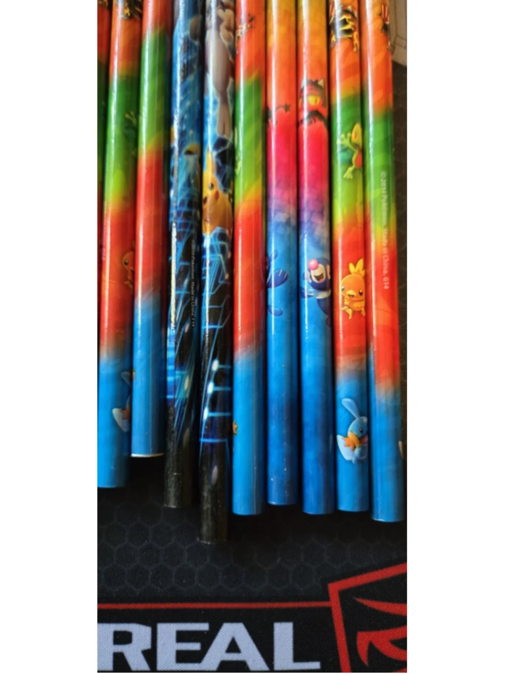 Lot Of 15 Pokemon Characters Pencils Pikachu Mewtwo